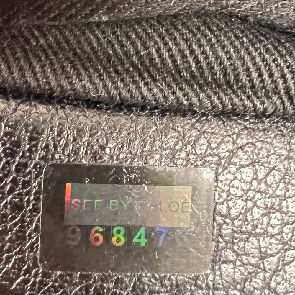 See by Chloé Textured Leather Metallic Clutch Shoulder Envelope Bag - Picture 13 of 15